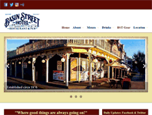 Tablet Screenshot of basinstreethotel.com